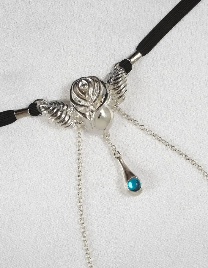 Bed of Roses - Sterling Silver Rose d’Amour Vagina G-String Jewelry