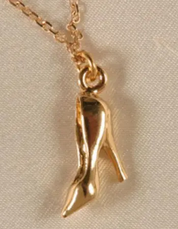 Begin the Beguine - Gold High Heel Wrist/Ankle Chain