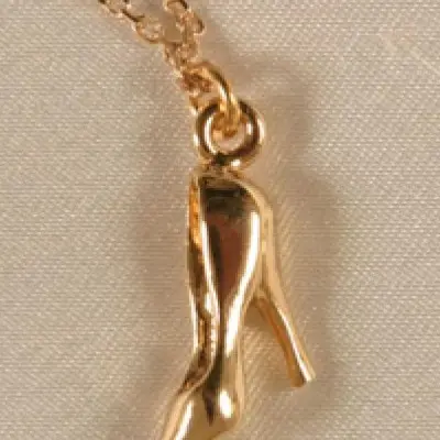 Begin the Beguine - Gold High Heel Wrist/Ankle Chain