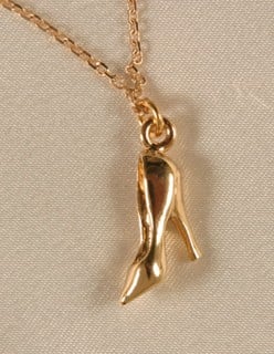 Begin the Beguine - Gold High Heel Wrist/Ankle Chain
