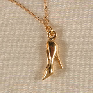 Begin the Beguine - Gold High Heel Wrist/Ankle Chain
