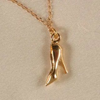 Begin the Beguine - Gold High Heel Wrist/Ankle Chain