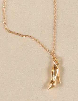 Begin the Beguine - Gold High Heel Wrist/Ankle Chain