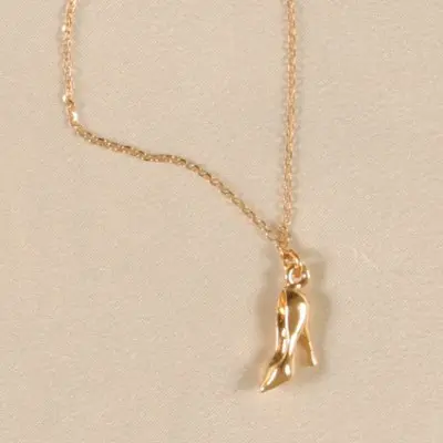 Begin the Beguine - Gold High Heel Wrist/Ankle Chain