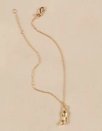 Begin the Beguine - Gold High Heel Wrist/Ankle Chain