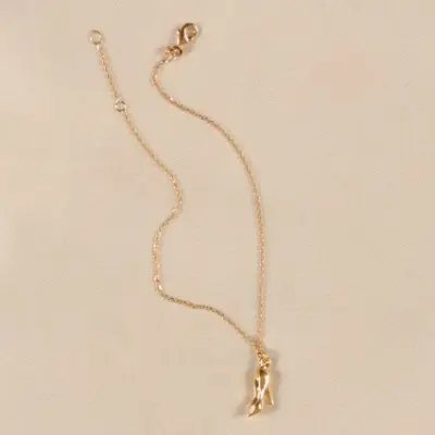 Begin the Beguine - Gold High Heel Wrist/Ankle Chain
