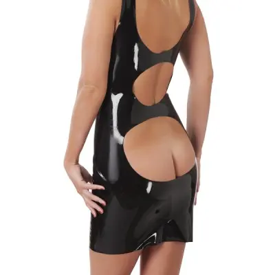 Biker's Girl - Dress with Back & Butt Cheek Cut-Outs
