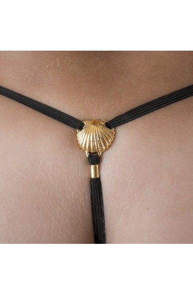 Birth of Venus - Labia G-String Jewelry with Clit Pearl