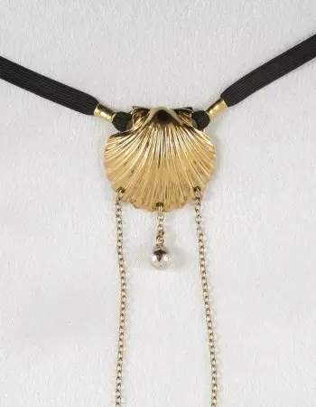 Birth of Venus - Labia G-String Jewelry with Clit Pearl