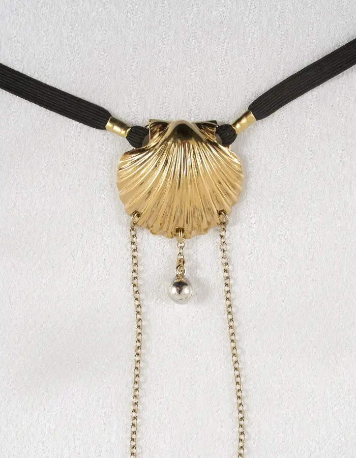 Birth of Venus - Labia G-String Jewelry with Clit Pearl