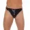Black PVC Patent G-String