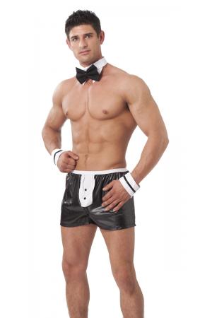 Black and White 4 Pc Gigolo Set