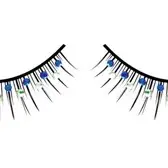 Black-Blue-Green Rhinestone Eyelashes