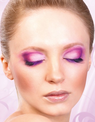 Black-Purple Deluxe Eyelashes