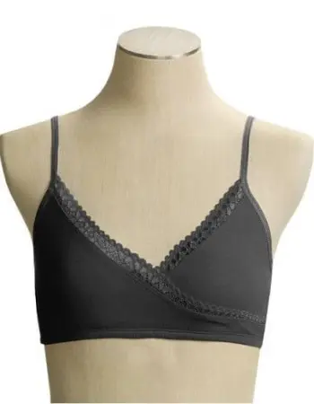 Blue Canoe Lace Cross-Over Bra