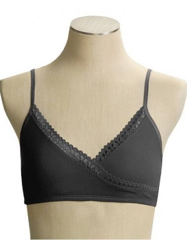 Blue Canoe Lace Cross-Over Bra
