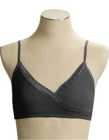 Blue Canoe Lace Cross-Over Bra