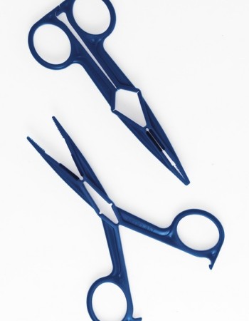 Blue Plastic Scissor Nipple Clamps