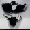 Ruffle Tri Top and Double Bow T-Back Bikini