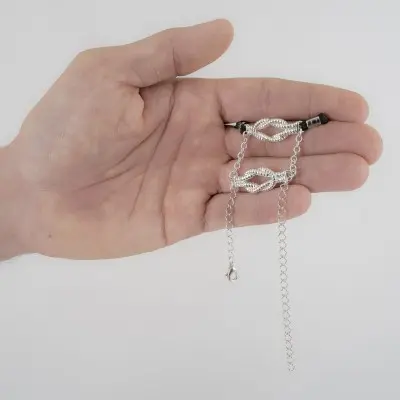 Bowline  - Nautical Knot Penis Band in Silver