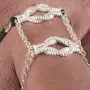 Bowline  - Nautical Knot Penis Band in Silver