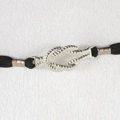 Buccaneer - Nautical Knot Penis Band in Silver
