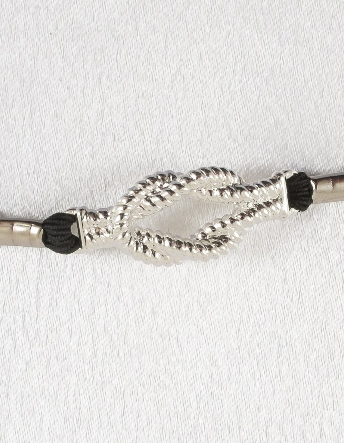 Buccaneer - Nautical Knot Penis Band in Silver