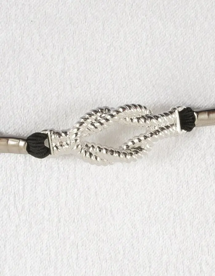 Buccaneer - Nautical Knot Penis Band in Silver