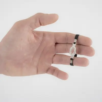 Buccaneer - Nautical Knot Penis Band in Silver