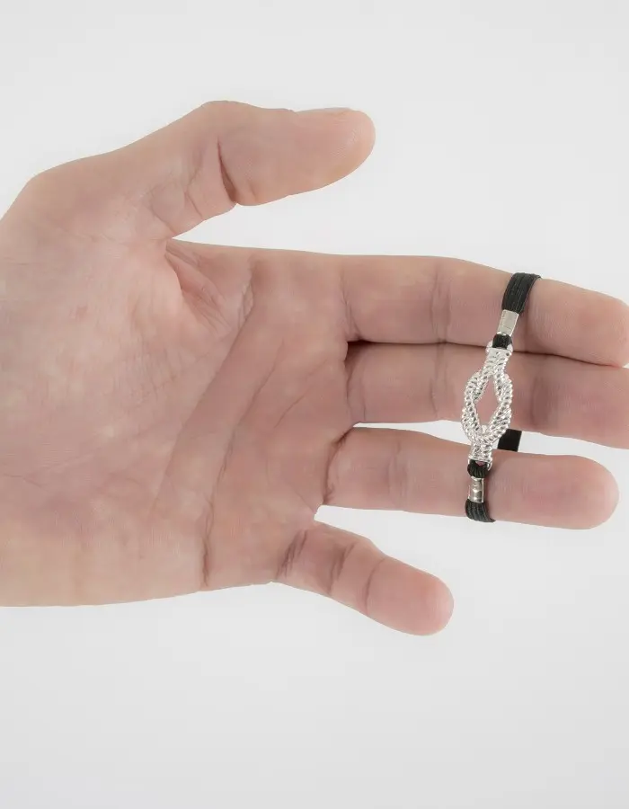Buccaneer - Nautical Knot Penis Band in Silver