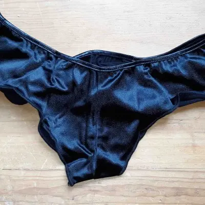 Burning Love - Satin Ruffle Panties