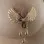 Burning Up  - Non-Piercing Gold Wings of Desire Nipple Jewelry