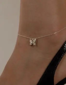 Silver Butterflies of Summer Wrist or Ankle Bracelet