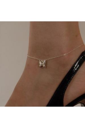 Silver Butterflies of Summer Wrist or Ankle Bracelet