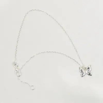 Silver Butterflies of Summer Wrist or Ankle Bracelet