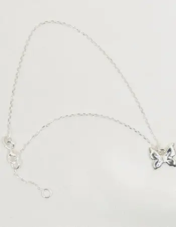 Silver Butterflies of Summer Wrist or Ankle Bracelet