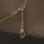 Gold Wrist or Ankle Chain With Crystal