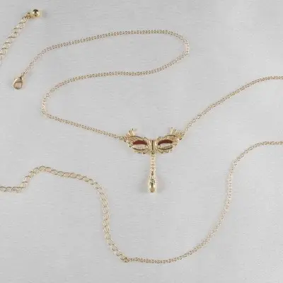 A Dreamed of City - Gold Venetian Love Mask Waist Chain