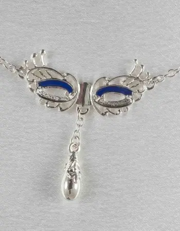 The Knot of Love - Silver Venetian Love Mask Waist Chain