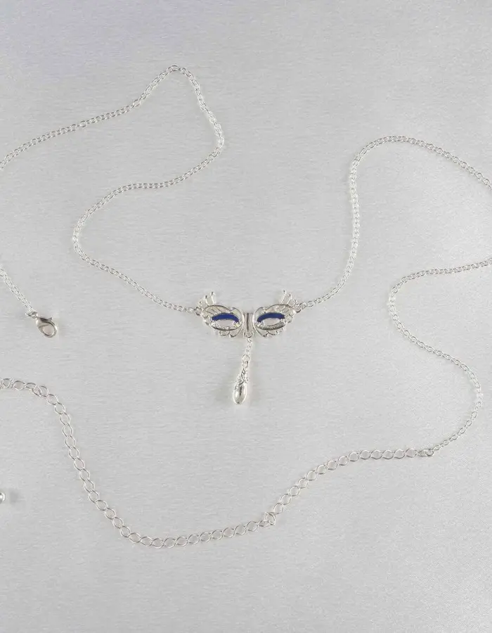 The Knot of Love - Silver Venetian Love Mask Waist Chain