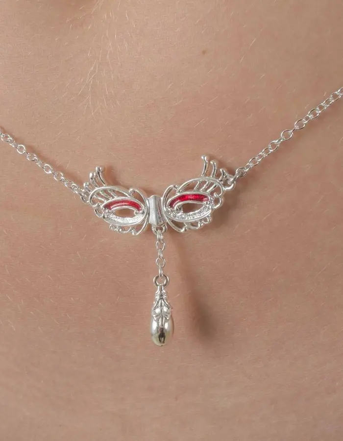 The Knot of Love - Silver Venetian Love Mask Waist Chain