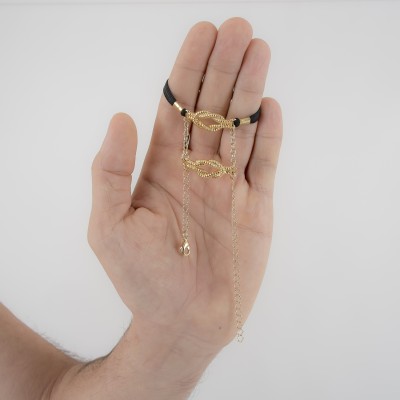 Carrick Bend - Gold Sailor Knot Penis Band