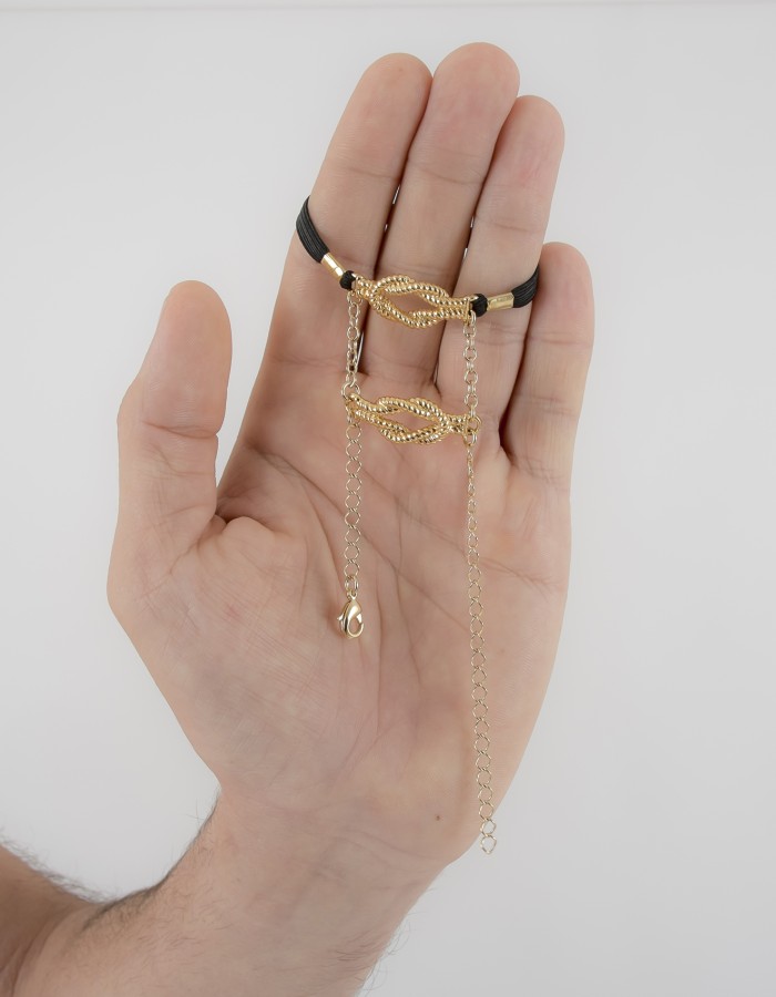 Carrick Bend - Gold Sailor Knot Penis Band