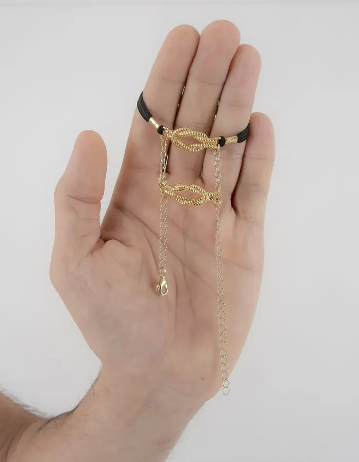 Carrick Bend - Gold Sailor Knot Penis Band
