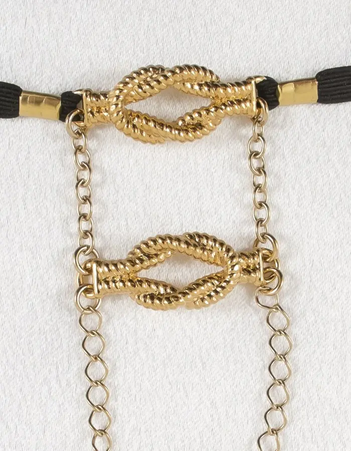 Carrick Bend - Gold Sailor Knot Penis Band