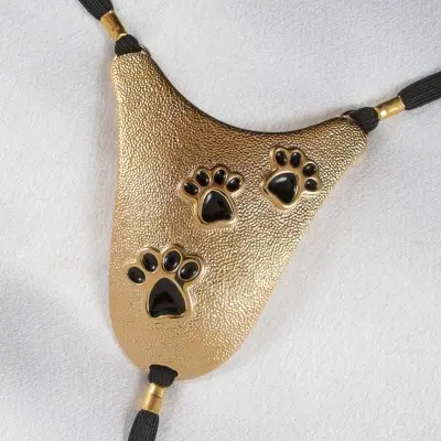 Cattracks - Gold Cat Paw G-String Jewelry