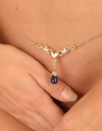 Ceres - Gold Waist Chain with Maple Charm and Stone Pendants