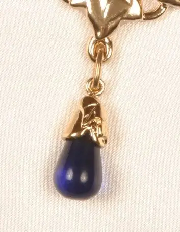 Ceres - Gold Waist Chain with Maple Charm and Stone Pendants