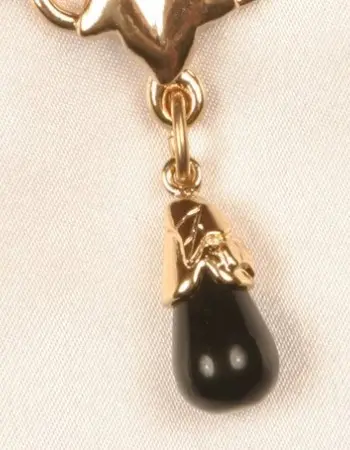 Ceres - Gold Waist Chain Body Jewelry with Maple Charm and Stone Pendants