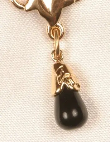 Ceres - Gold Waist Chain with Maple Charm and Stone Pendants